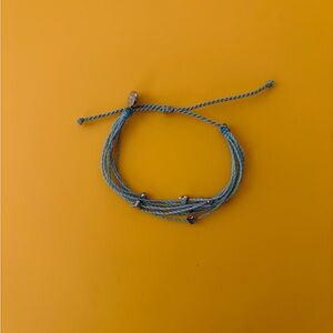Pura Vida Blue Bracelet with Silver Accents